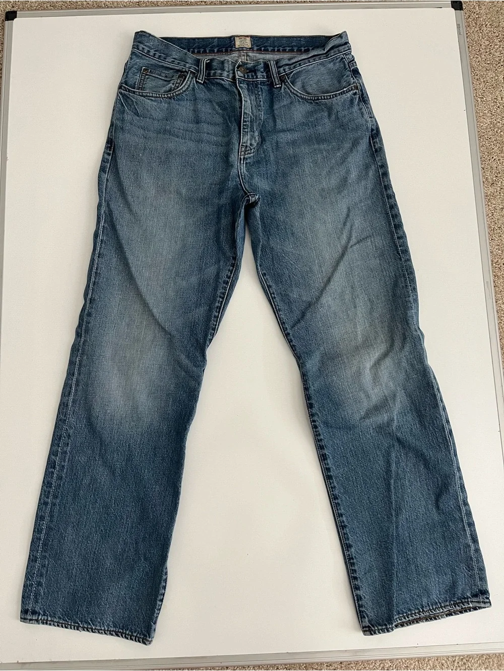 Vintage J. Crew Relaxed Fit Faded Blue Denim Jeans